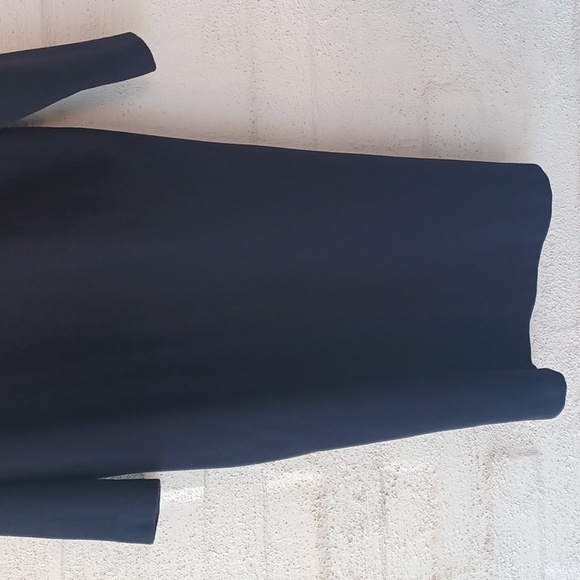 Kristen Blake Virgin Wool Cashmere Blend Full Length Coat, Blue, Pockets, Lined - Picture 11 of 14